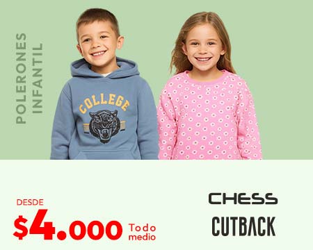 Poleron Infantil desde 5990