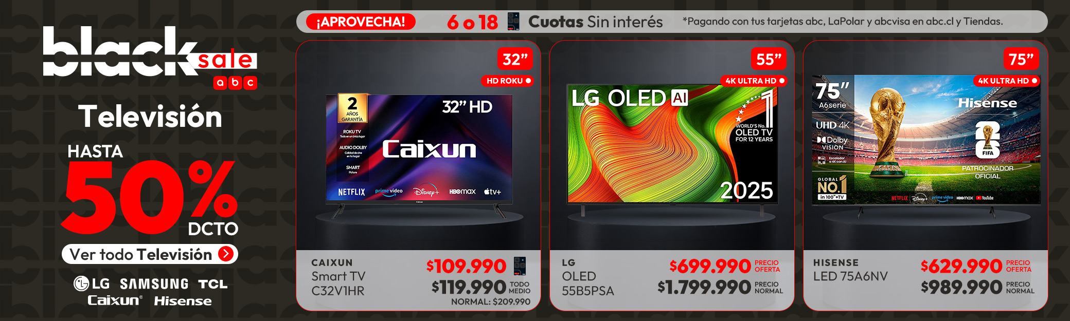 Televisores