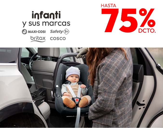 Hasta 75% dcto Infanti y sus marcas
