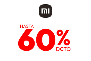 Xiaomi hasta 60% dcto