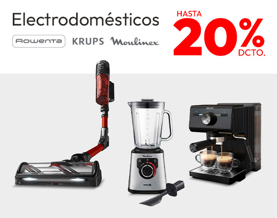 Rowenta Moulinex Krups hasta 20% dcto