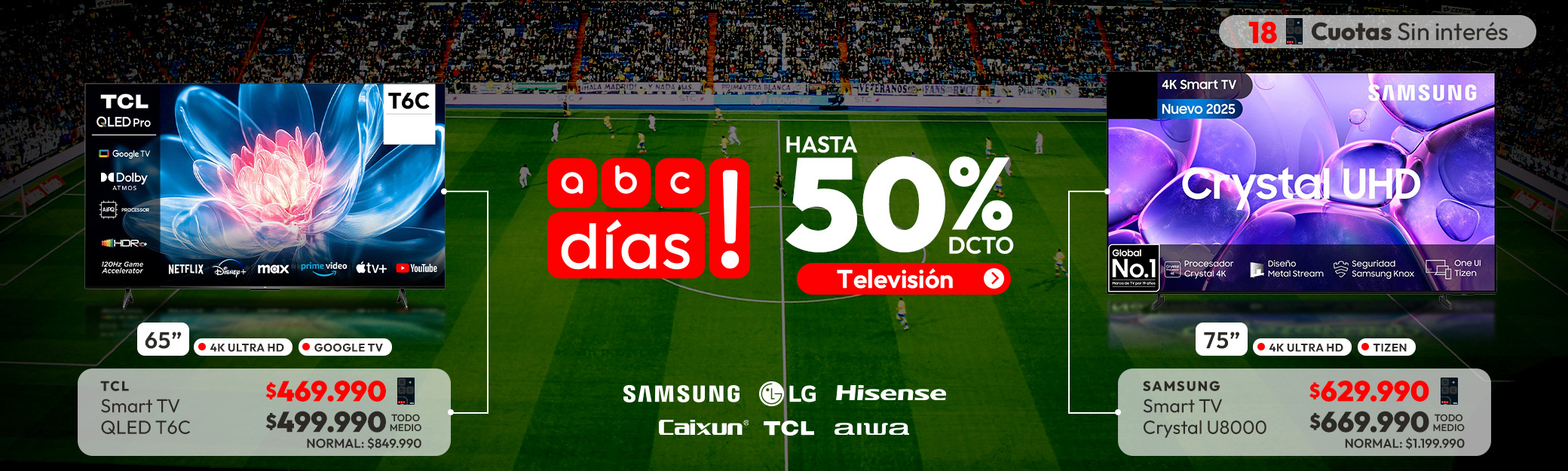 Televisores