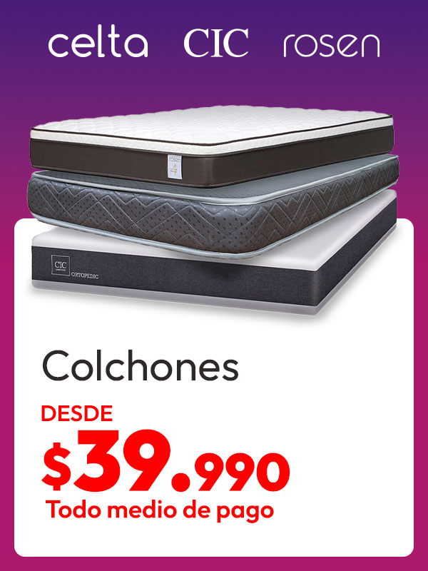 Colchones desde $39.990