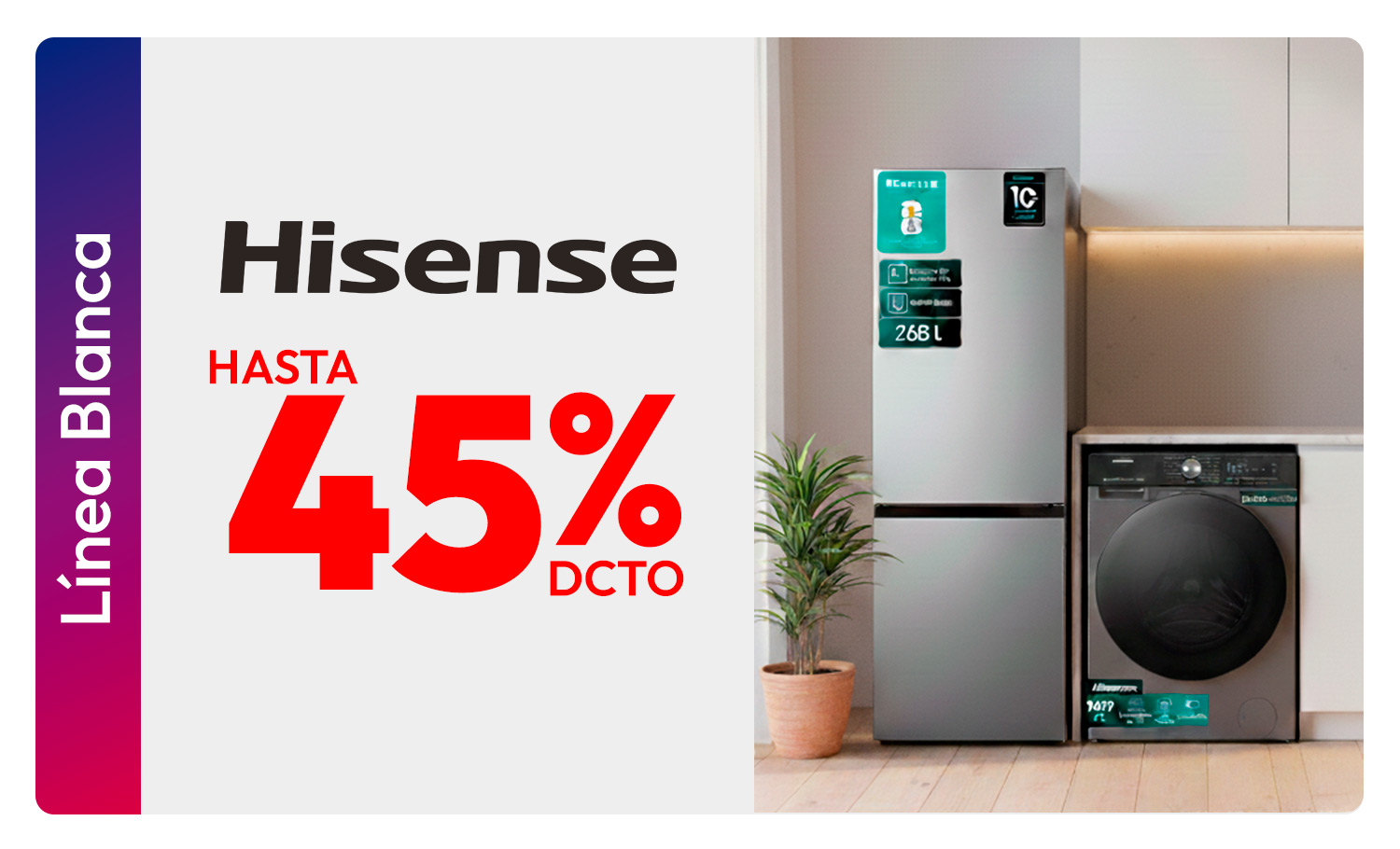 Línea Blanca Hisense