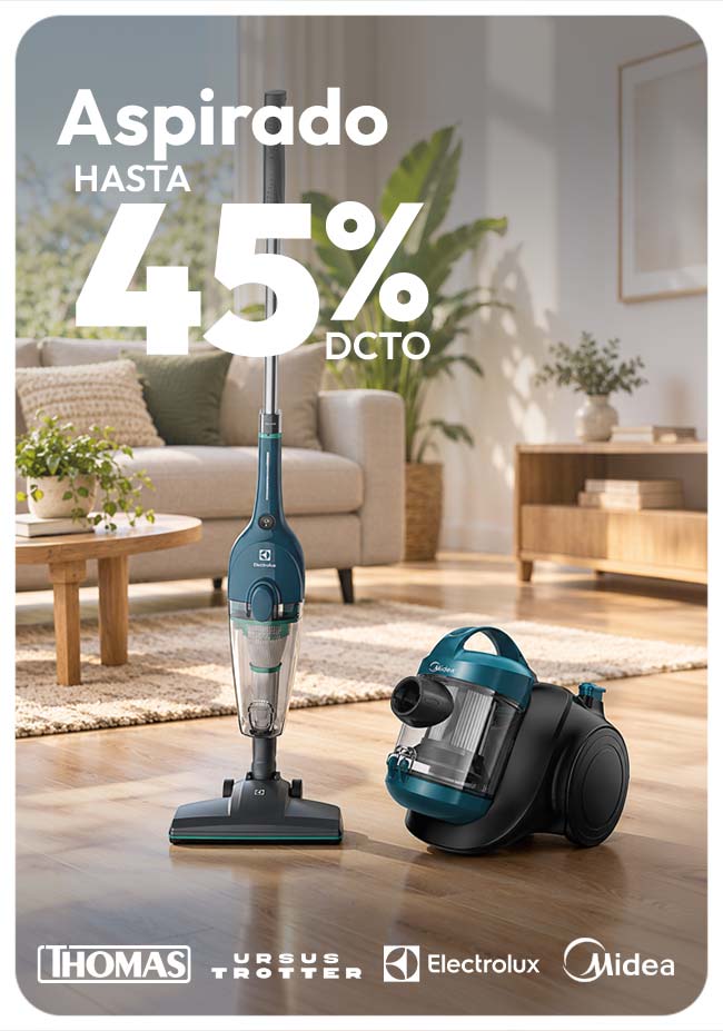 Aspirado hasta 45% DE DCTO