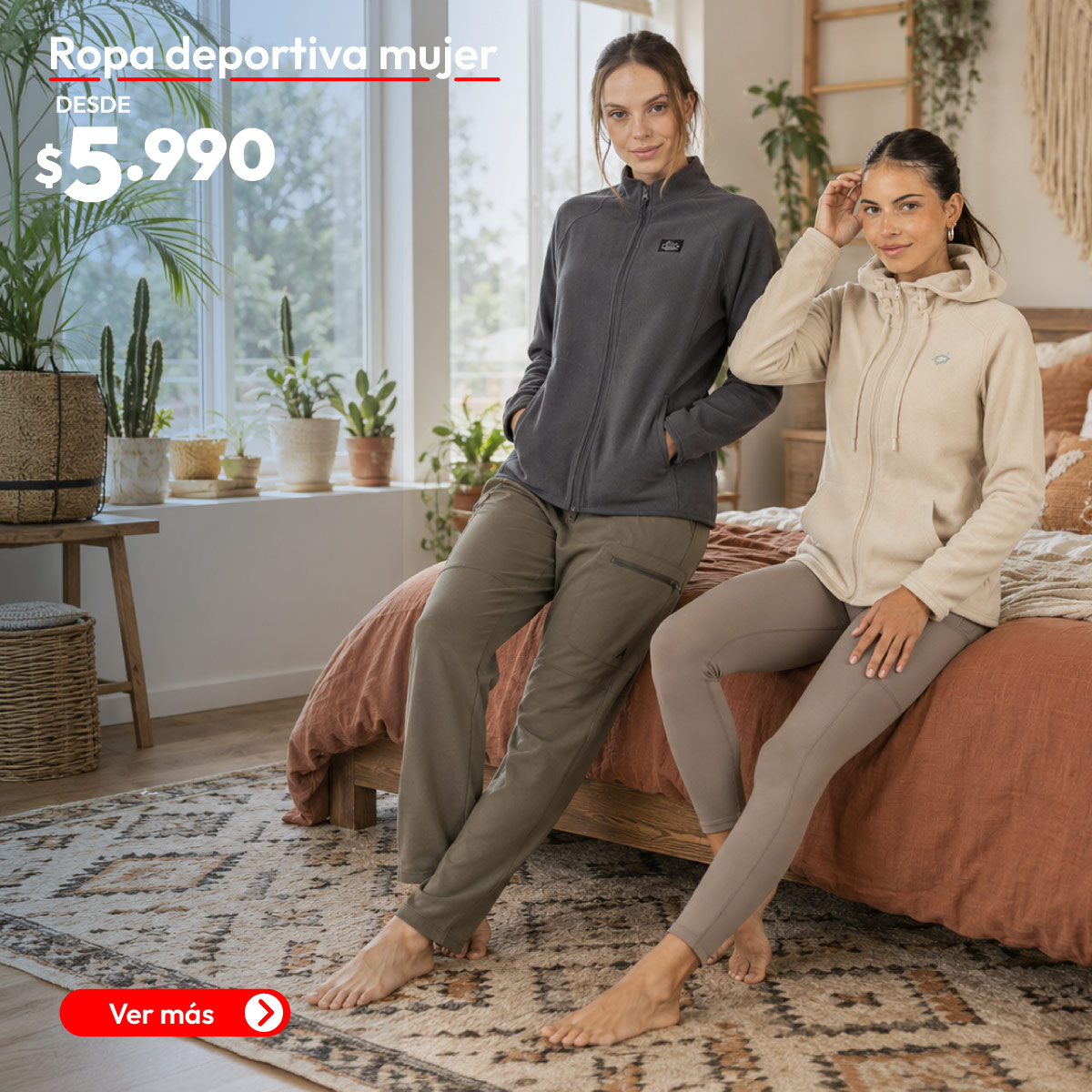 Ropa deportuva mujer $5990