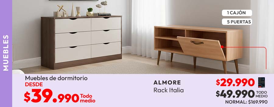 Muebles Organización desde $39990
