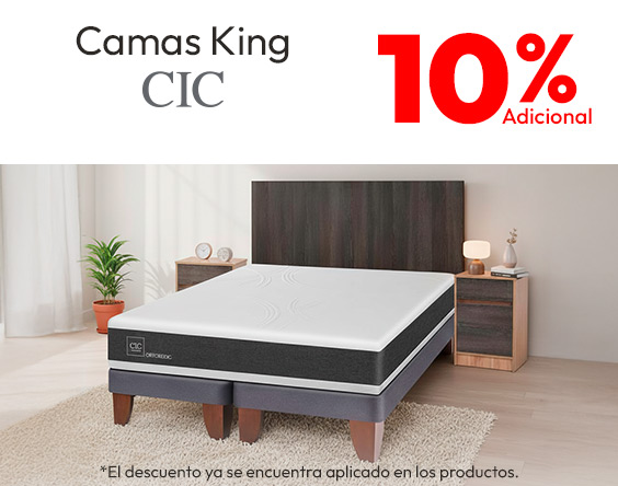 Camas King Cic 10% adicional