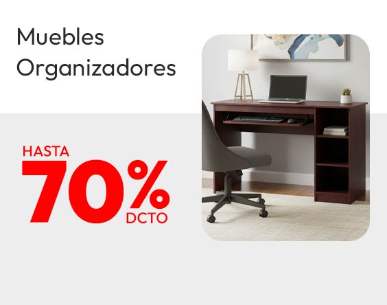 Organizadores hasta 70%