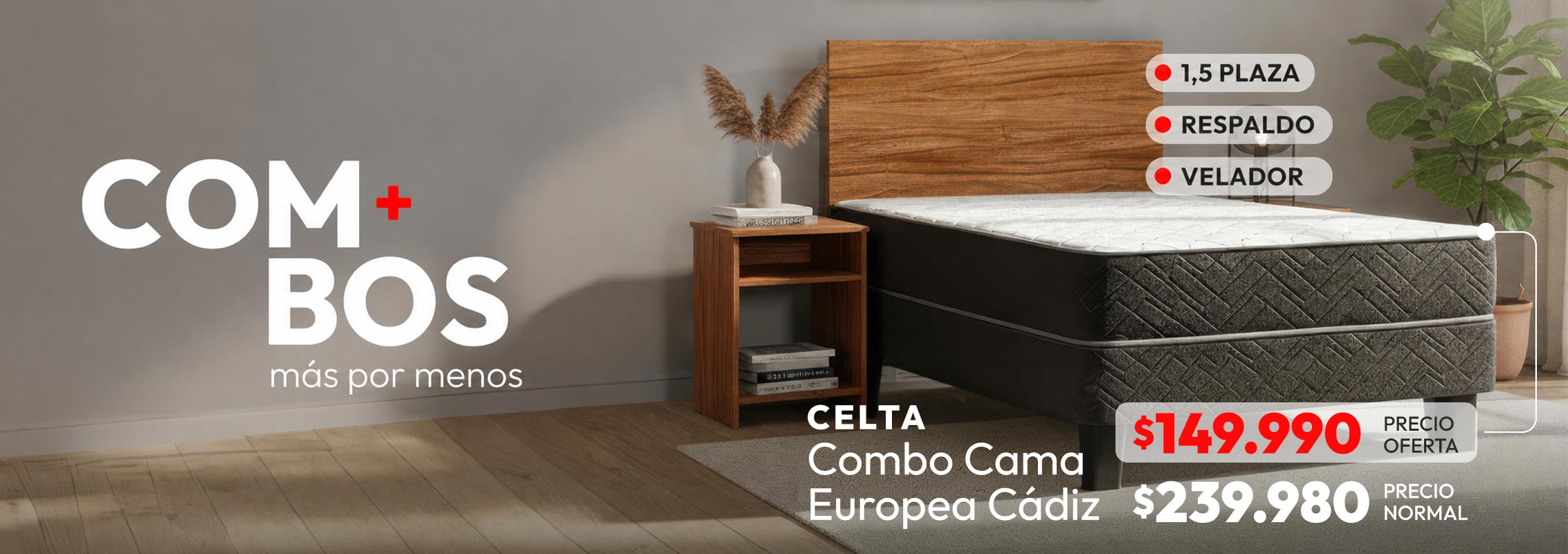 Combo Cama Europea