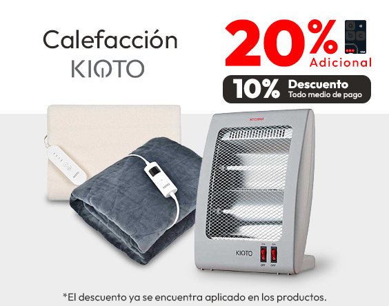 10% dcto adicional TMP y 20% tlp. liquidacion calefaccion