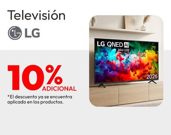 TV LG 10% ADICONAL TMP