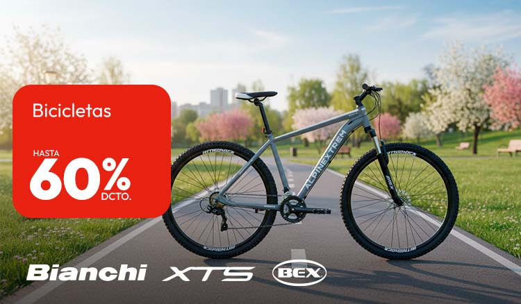 bicicletas hasta 60% dcto