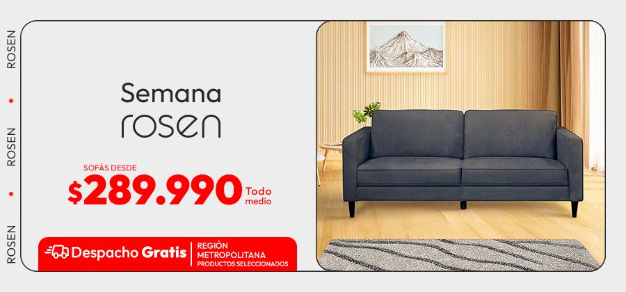 SEMANA ROSEN -  sofás desde 289990