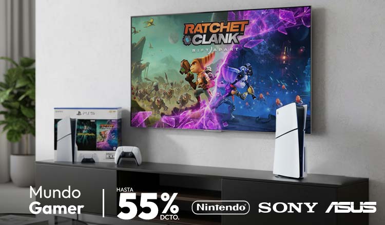 mundo gamer hasta 55% dcto