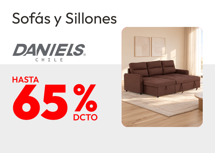 Sofás y Sillones hasta 65% de dcto