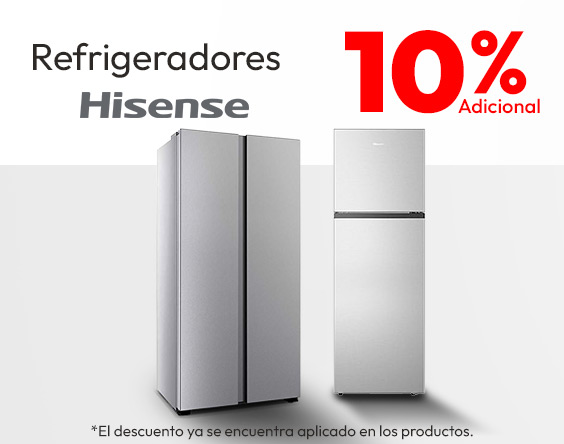 10% adicional en refrigeradores 