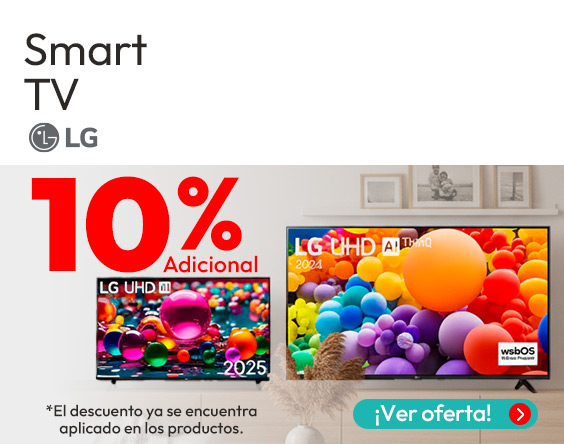 10% adicional LG TMP TV