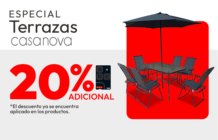 Muebles 20% DE DCTO Adicional