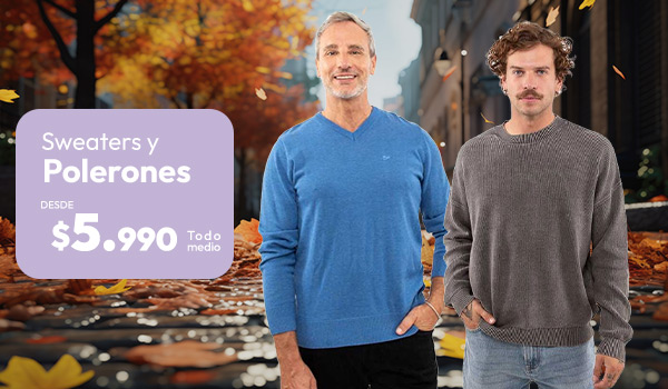 Sweaters y Polerones Hombre