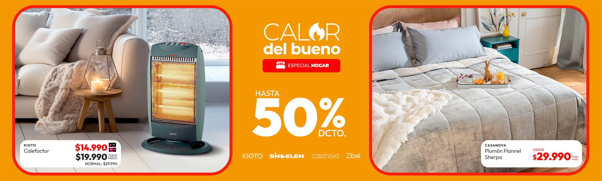 calefacción + Blanco