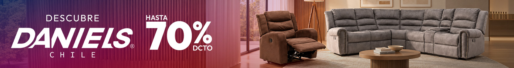 Descubre DANIELS hasta 70% de dcto