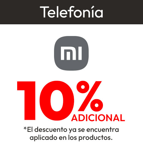Xiaomi 10% dcto adicional