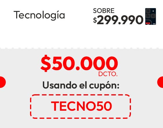 Cupón Tecno