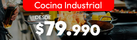 Cocina industrial desde $79.990