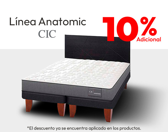 CIC línea anatomic 10% adicional