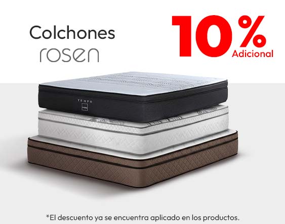 10% adicional colchones Rosen