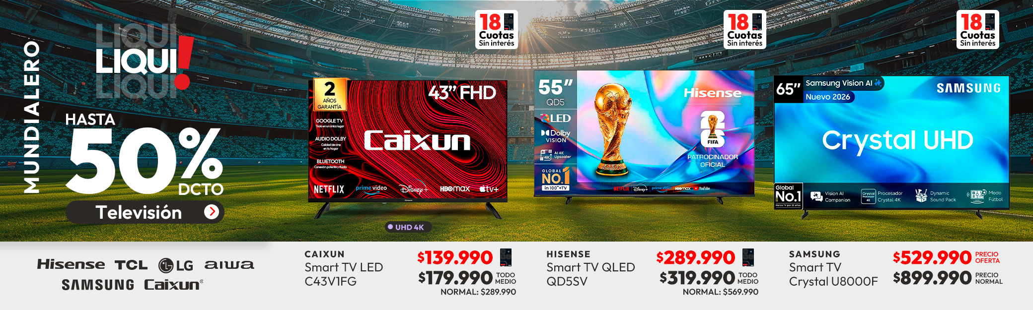Televisores