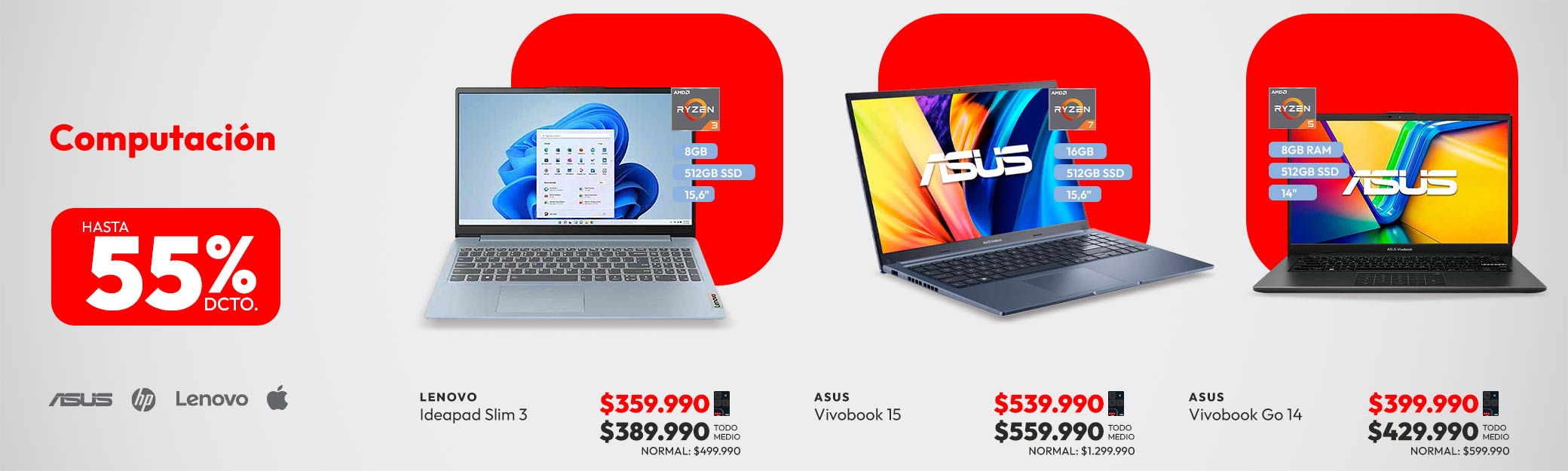 computación hasta 55% dcto