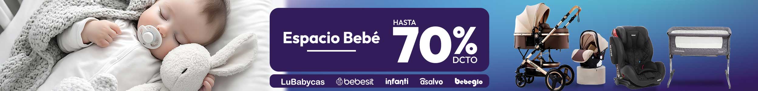 Espacio Bebé hasta 75% descuento