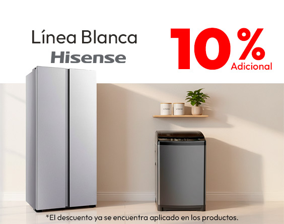 x% dcto adicional en lb hisense 