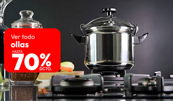 Ollas hasta un 70% de sdcto