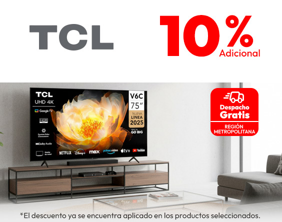 TCL Week 10% adicional