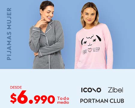 Pijamas Mujer desde 6.990 nueva temporada