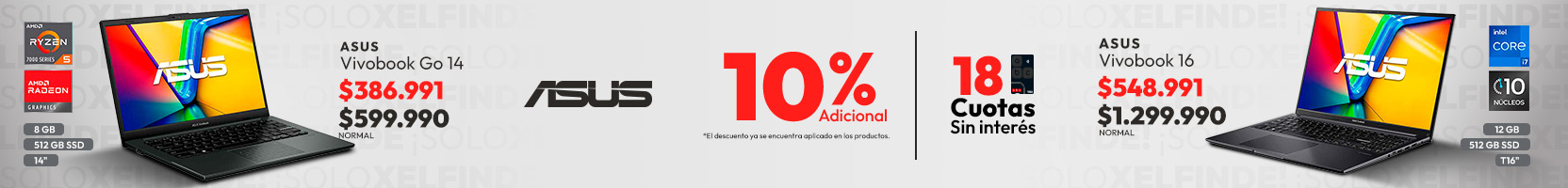 asus 10% adicional TMP