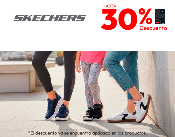 Skechers 30% dcto con abc visa