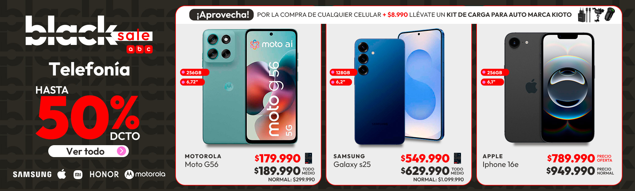 Telefonia Hasta 50% dcto