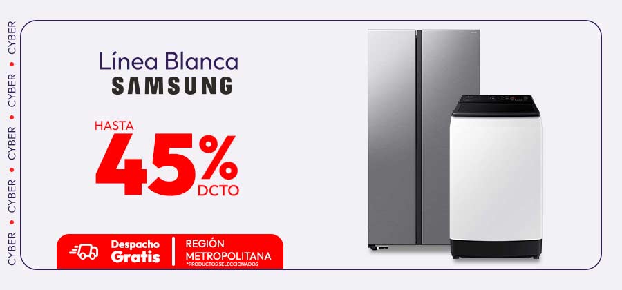 Samsung LB hasta 45% dcto