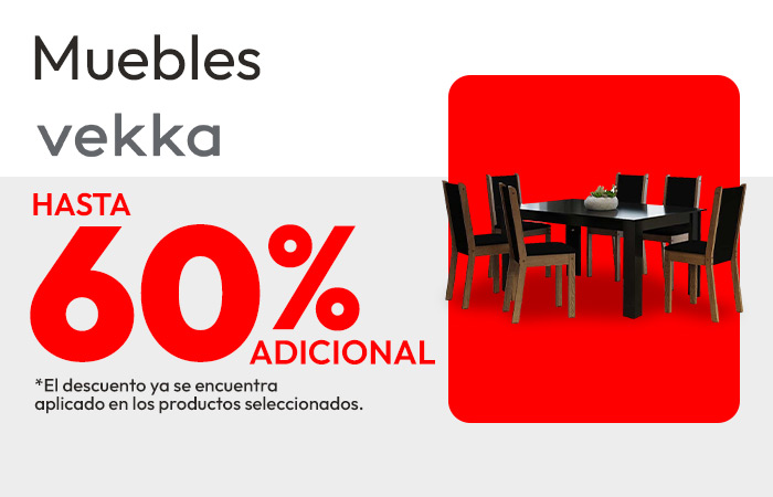 Vekka hasta 60% dcto
