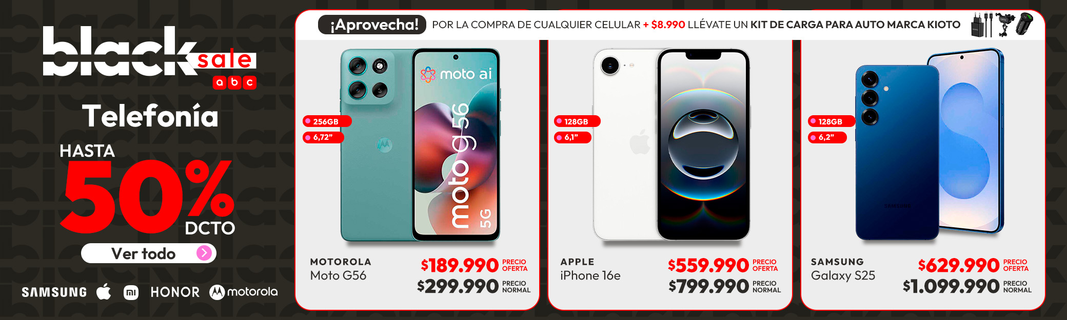 Telefonia Hasta 50% dcto