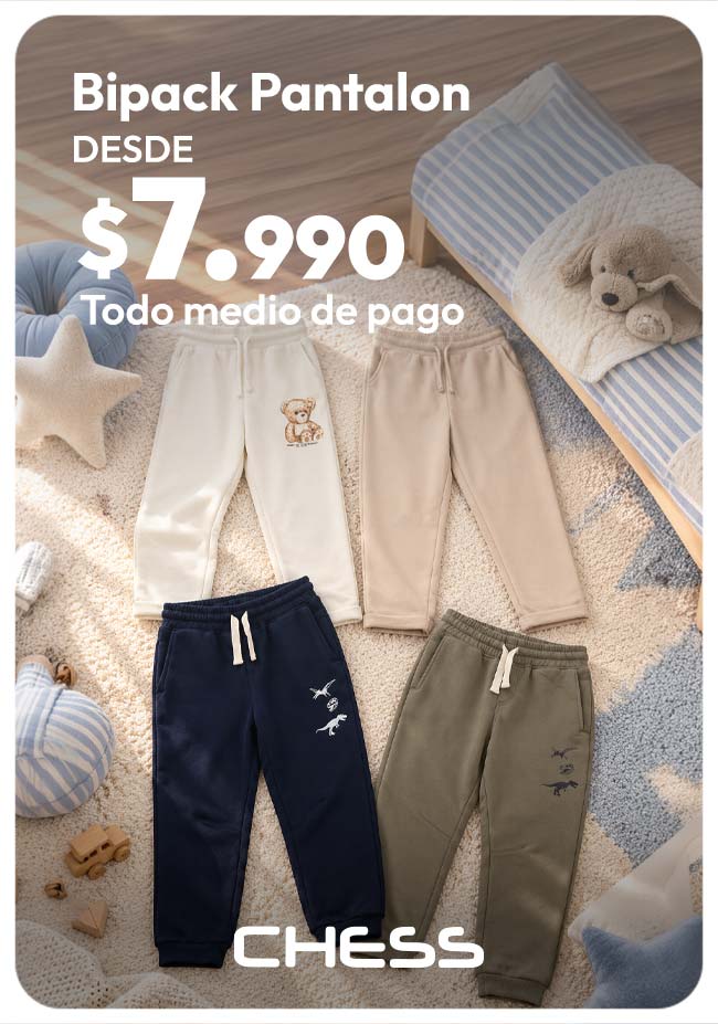 Bipack Poleron o Pantalon $7.990
