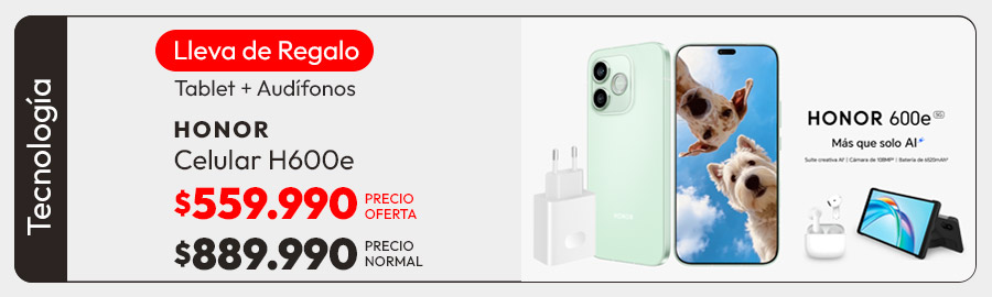 Honor Bundle con tablet de regalo