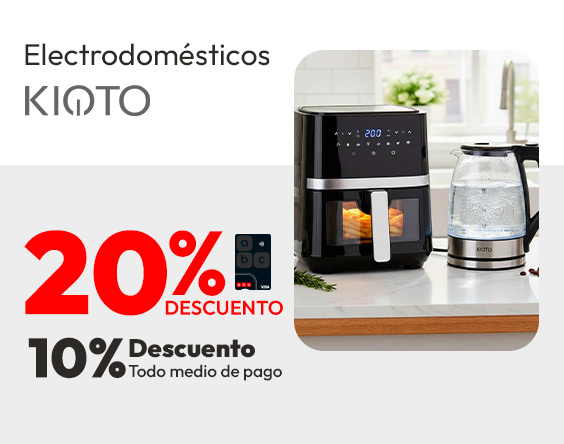 10% tmp y 20% tlp kioto electrodomesticos