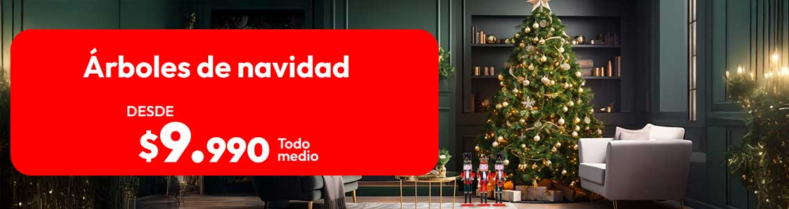 Árboles de navidad desde $9.990