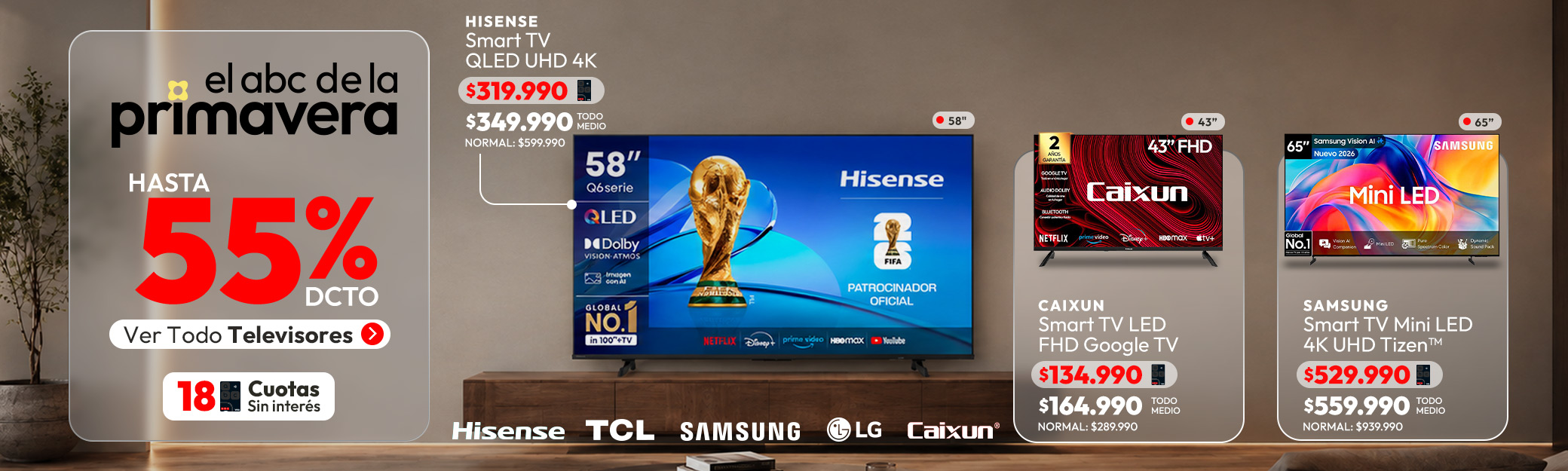 Televisores