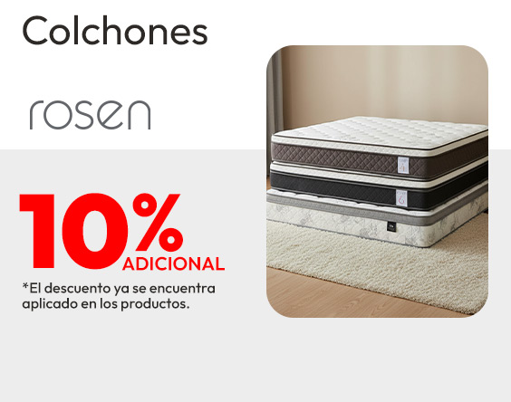 Colchones Rosen 10% adicional